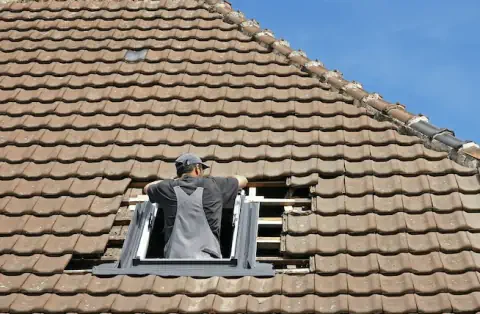 Pose de velux - Orliénas